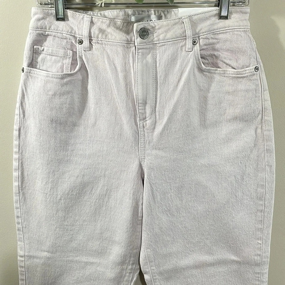 NWT LOFT Curvy High Waist Straight Crop Denim Jeans made and loved 4 / 27 - Picture 2 of 16